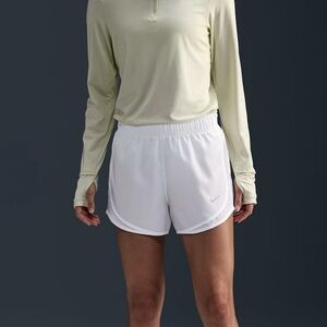 Nike Dri-Fit Lined Running Shorts in White